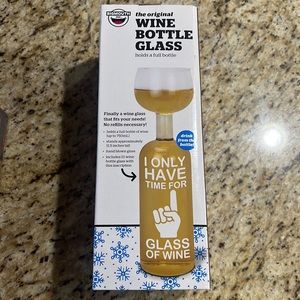 BigMouth Inc Wine Bottle Glass